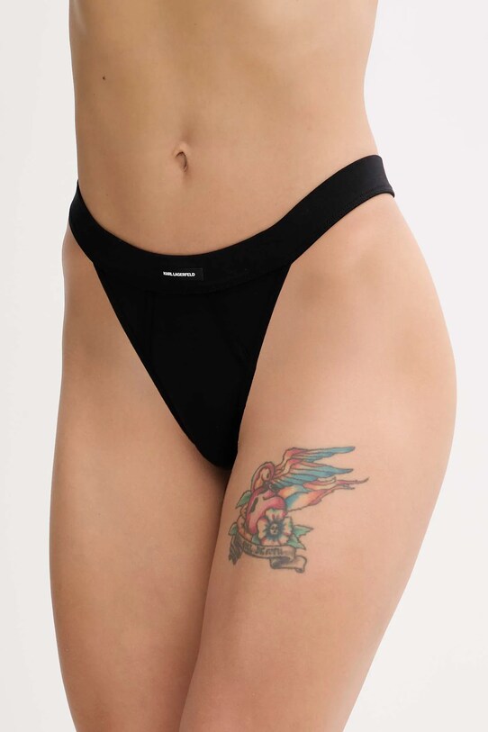 Karl Lagerfeld brazil bugyi sima fekete A1W47029