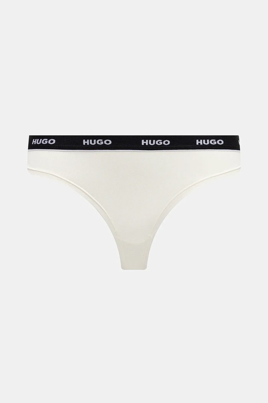 Odzież HUGO stringi 3-pack TRIPLET THONG STRIPE 50545680 różowy