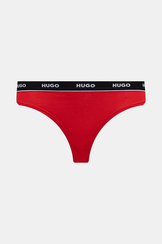 HUGO stringi 3-pack TRIPLET THONG STRIPE różowy 50545680