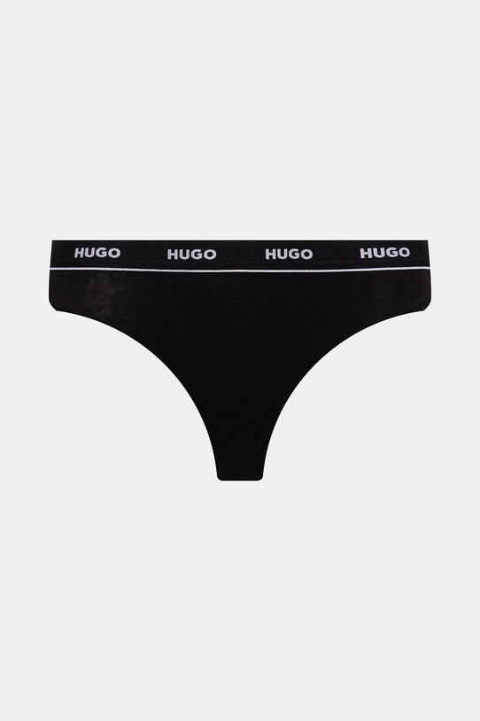 HUGO stringi 3-pack TRIPLET THONG STRIPE 50545680 niebieski AW25