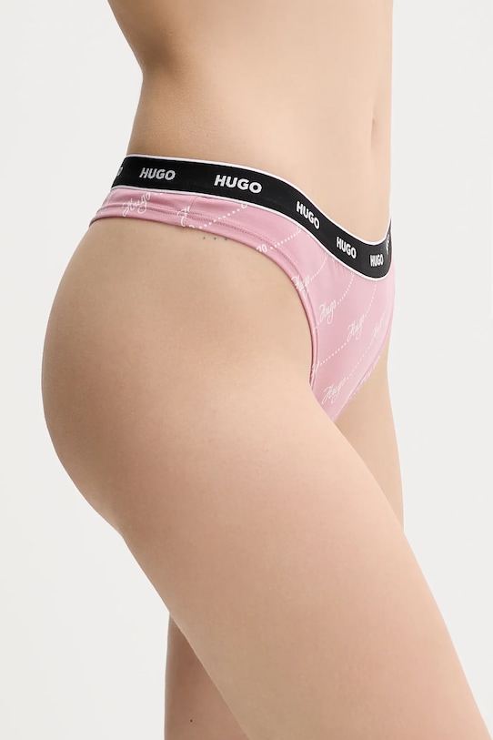 HUGO brazil bugyi 50545700 rózsaszín NC25