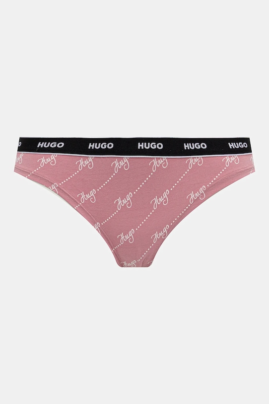 Одяг Бавовняні стрінги HUGO 3-pack 50545703 рожевий