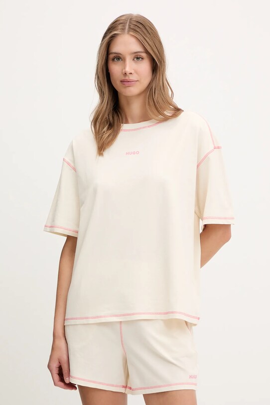 HUGO pijama 50543530 bej AW25