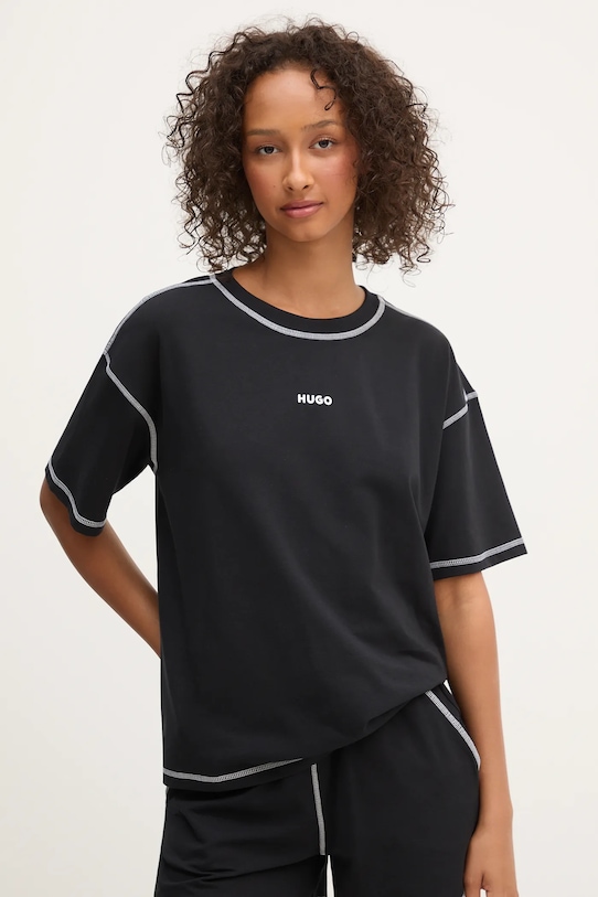 HUGO piżama czarny 50543530