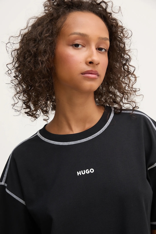 HUGO piżama 50543530 czarny