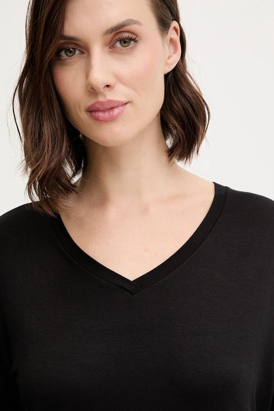 Chantelle longsleeve de pijama LORAINE negru FNALJ0