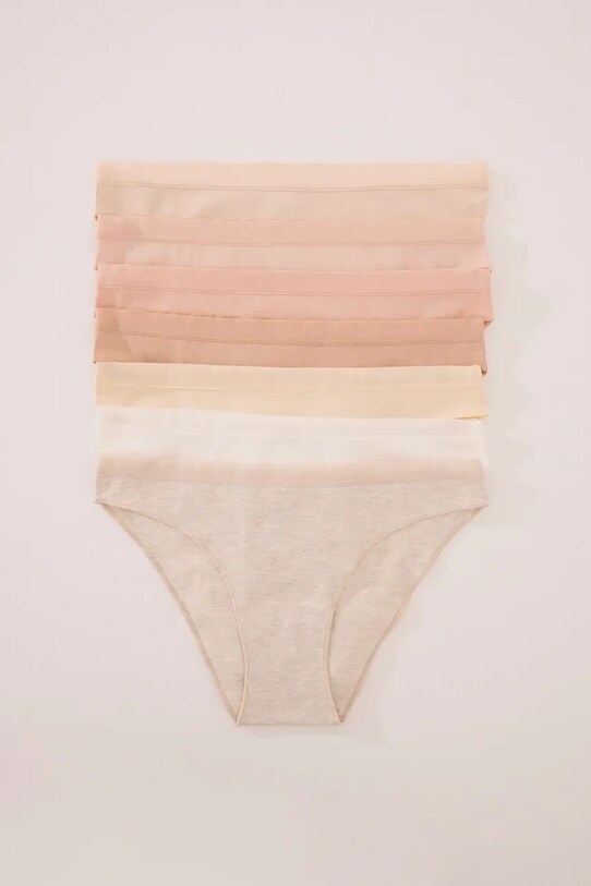 women'secret figi bawełniane 7-pack 4939033 biały AW25