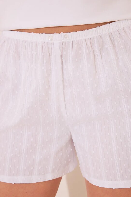 women'secret piżama bawełniana biały 3599207