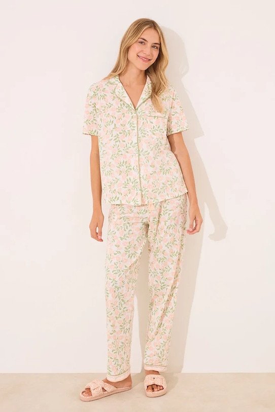 women'secret pijamale de bumbac set roz 3599217