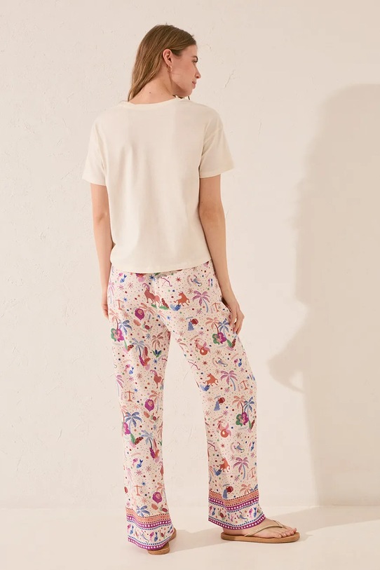 Pyžamové kalhoty women'secret bílá 3709675