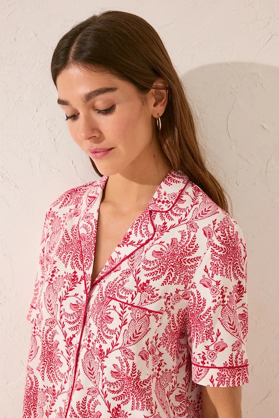 Odzież women'secret piżama 4859416 czerwony