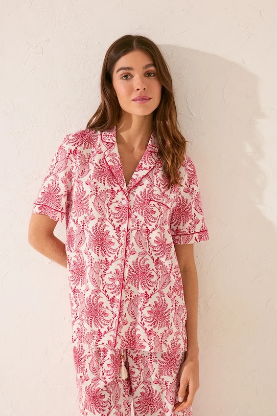 Πιτζάμα women'secret 4859416 μπορντό AW25