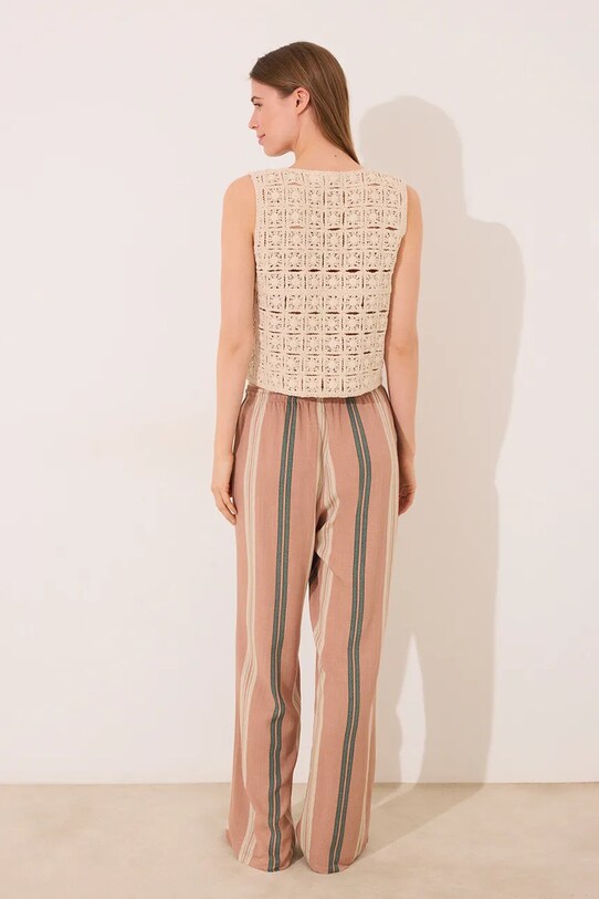 women'secret spodnie piżamowe brązowy 3709680