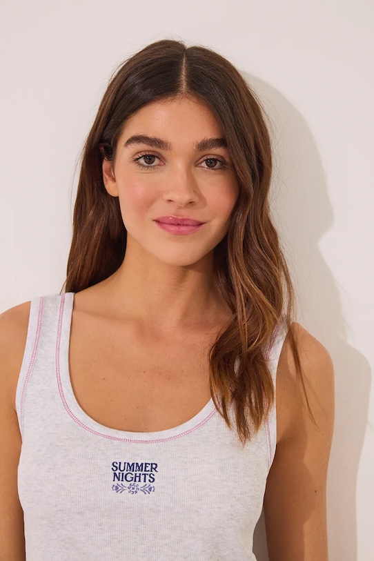 women'secret piżama 3599197 szary AW25