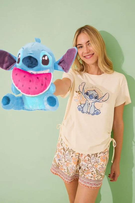 women'secret piżama SNOOPY 3139898 beżowy
