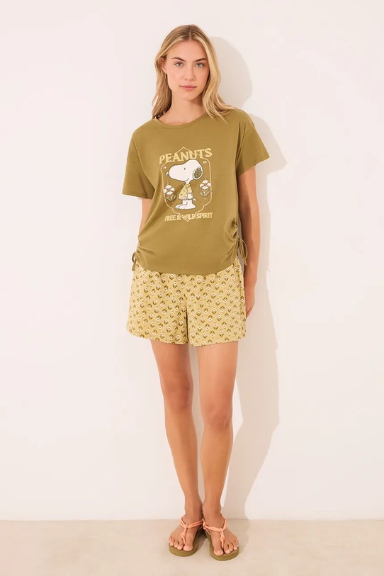 women'secret piżama bawełniana SNOOPY 3139899