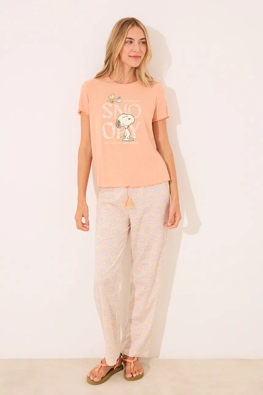 Пижама women'secret SNOOPY узор оранжевый 3139891