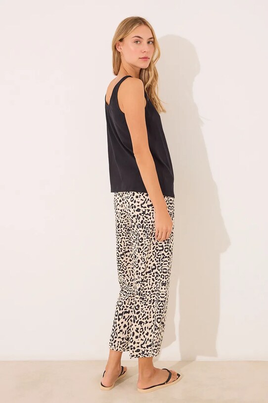 women'secret piżama bawełniana MICKEY 3139914 czarny