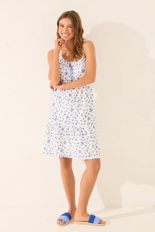 Одяг Бавовняна нічна сорочка women'secret 4449090 білий