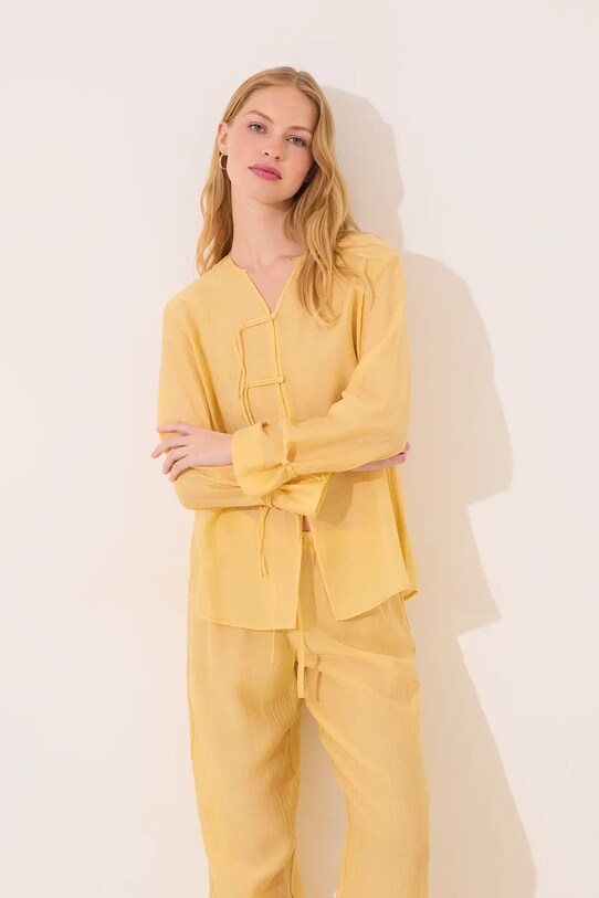 women'secret piżama 2549786 żółty