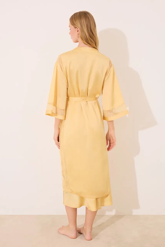 women'secret szlafrok 2539004 żółty