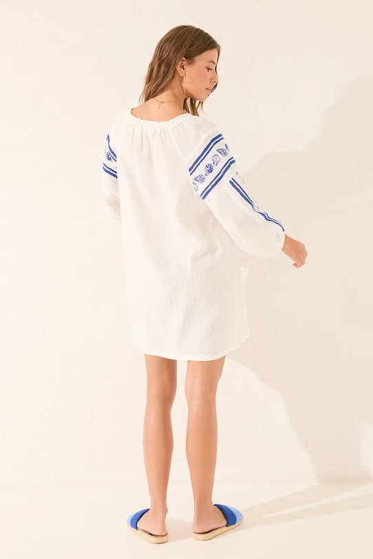 women'secret vestito da mare in cotone 5549942 blu navy