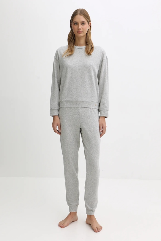 United Colors of Benetton piżama dzianina szary 3L333P04A