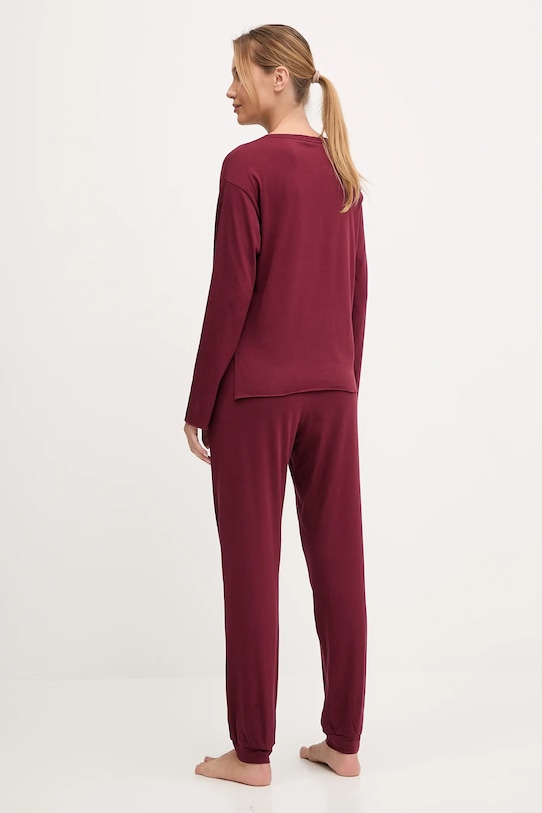 Oblečenie Bavlnené pyžamo United Colors of Benetton 35VB3P048 burgundské