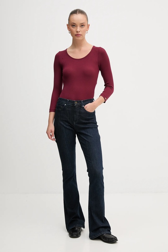 Body United Colors of Benetton 3P2Y3B005 burgundské AW25