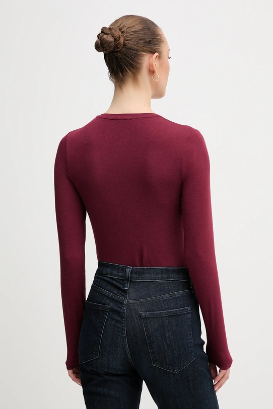 Oblečení Body s příměsí kašmíru United Colors of Benetton 3LRU3B004 burgundské