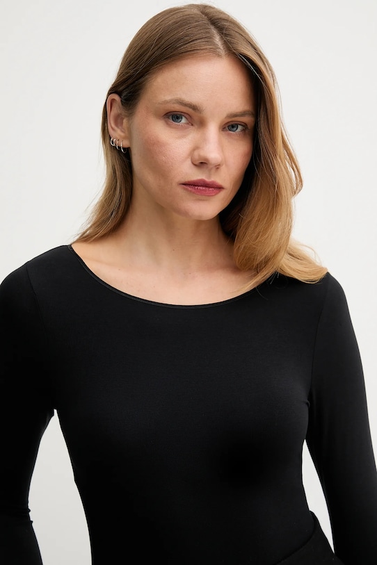 United Colors of Benetton body czarny 3ZQM3B003