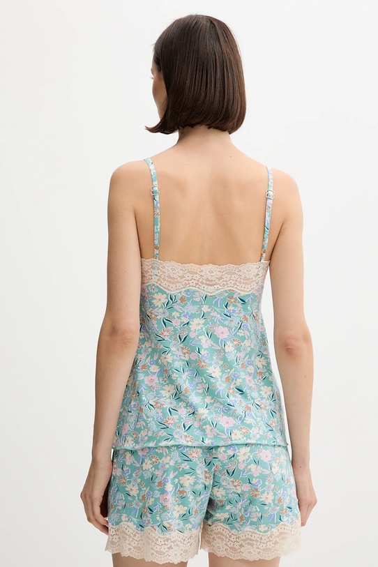 United Colors of Benetton top piżamowy 3RKC3H00L turkusowy AW25