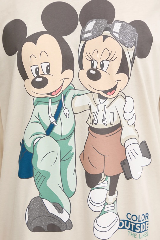 United Colors of Benetton cămașă de noapte 3Y5E3C01G bej