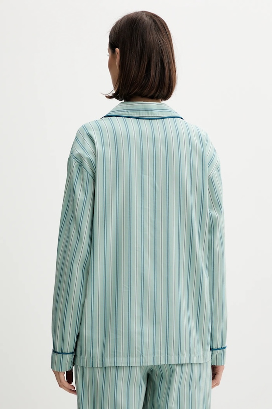 Oblečenie Pyžamová košeľa United Colors of Benetton 4MYG3M00D tyrkysová