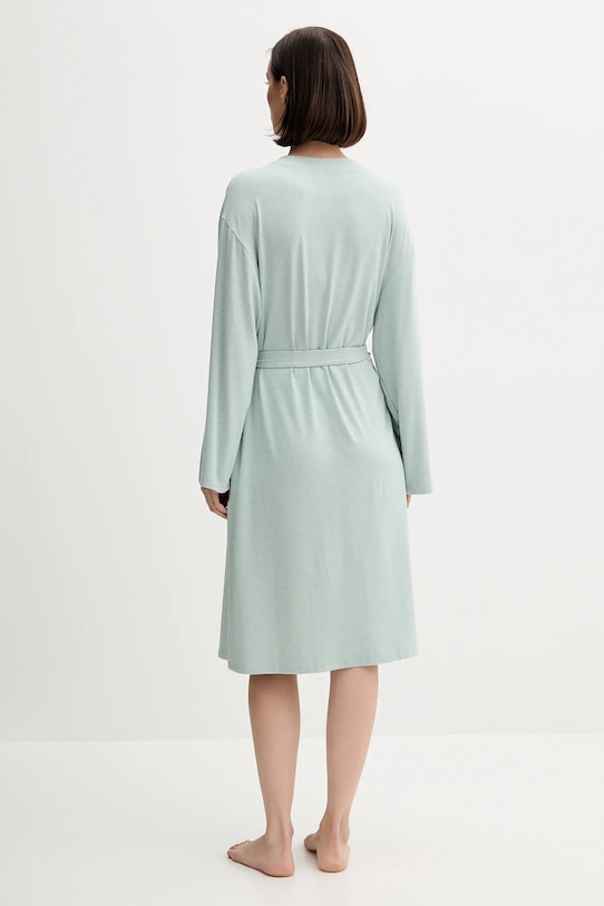 United Colors of Benetton szlafrok 6TEV1C00D turkusowy AW25