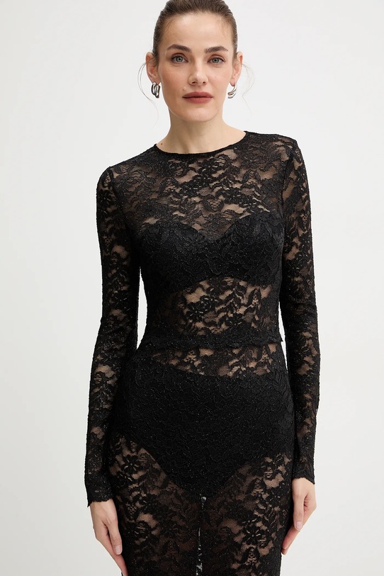 Guess sukienka SIENNA czarny O5BK01.K1820
