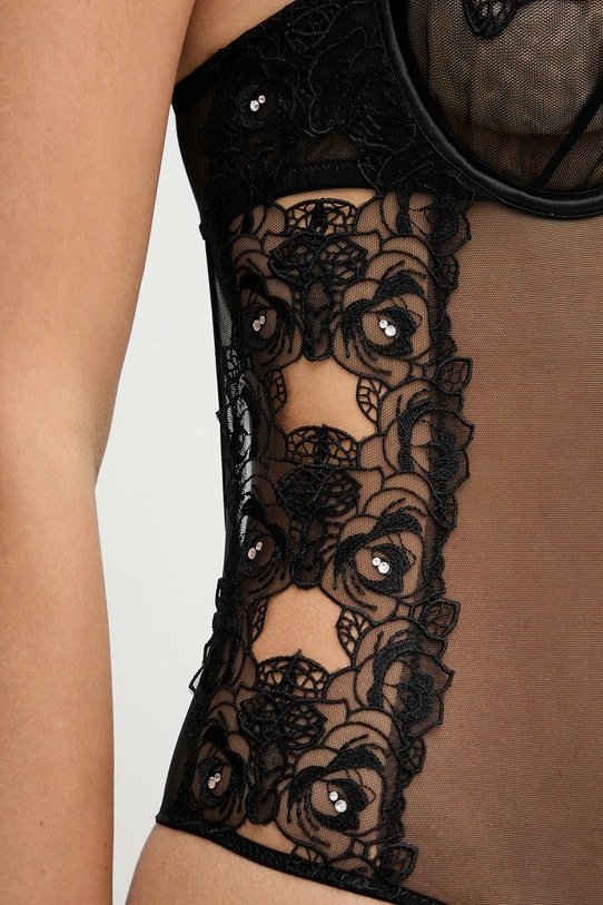 Oblačila Body Guess LEA O5BM01.K1720 črna
