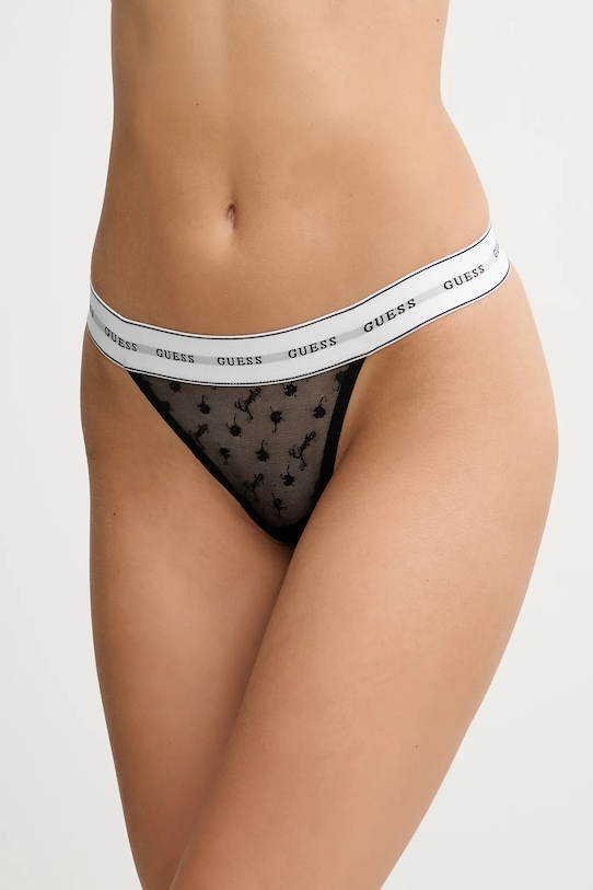 Odzież Guess komplet biustonosz i stringi KRIS O5BG02.K1790 czarny