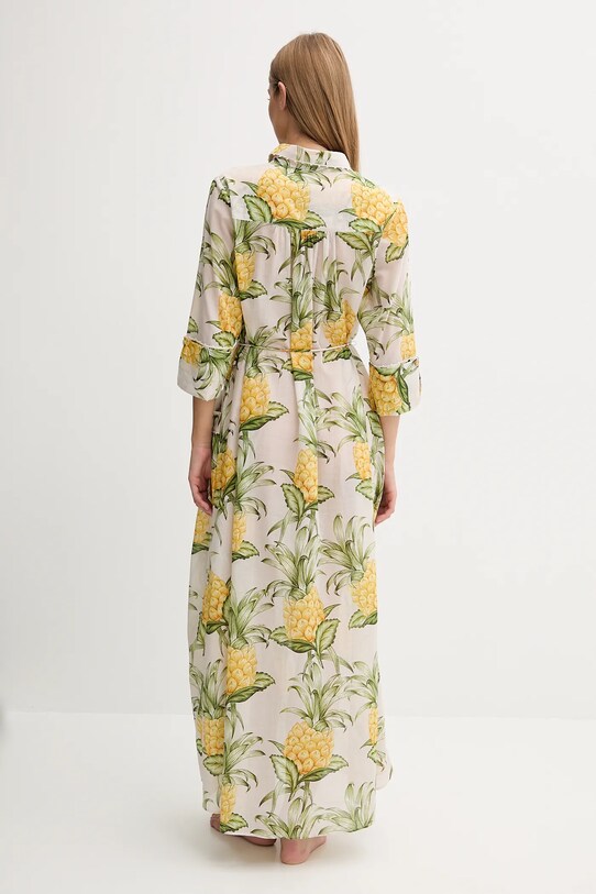 Farm Rio rochie de plajă din bumbac 336722 galben AW25