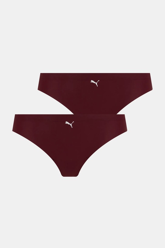 Puma stringi 2-pack dzianina bordowy 935021