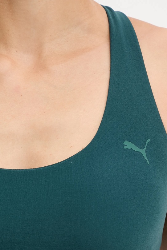 Спортивный бюстгальтер Puma зелёный 527462