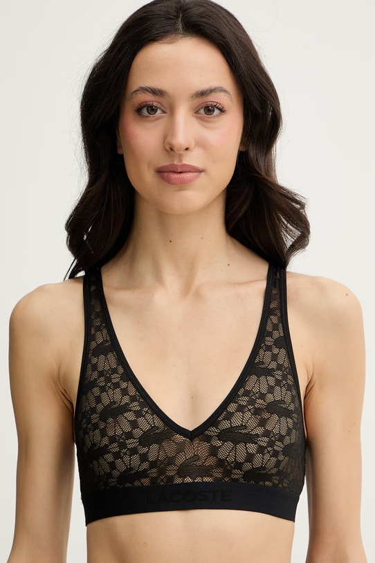 Lacoste biustonosz dzianina czarny IF1063