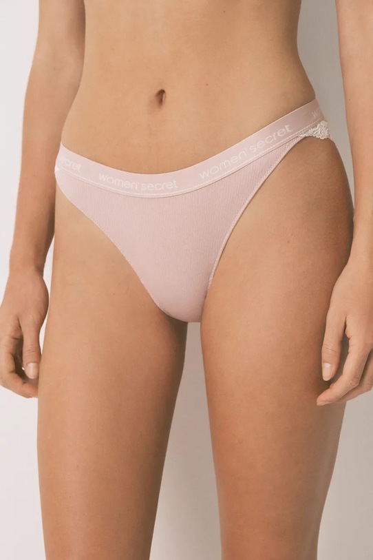 women'secret figi dzianina różowy 4632042