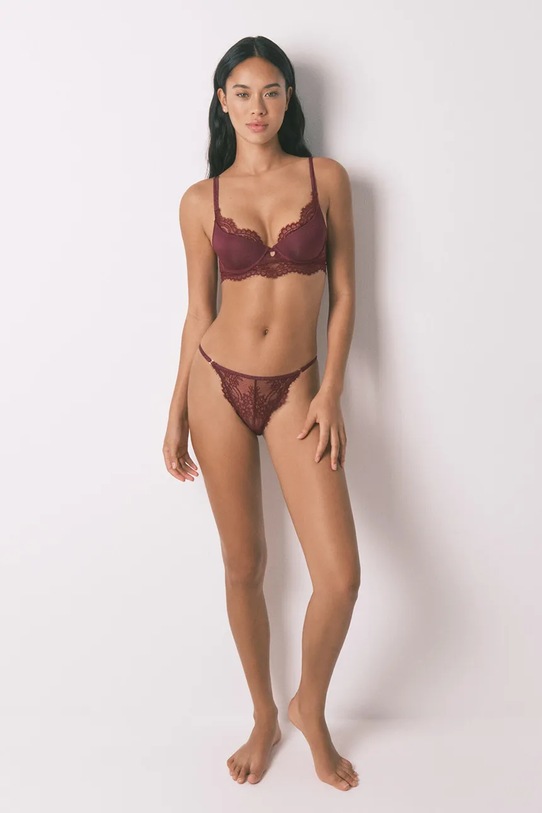 women'secret biustonosz 7912782.785.787 bordowy