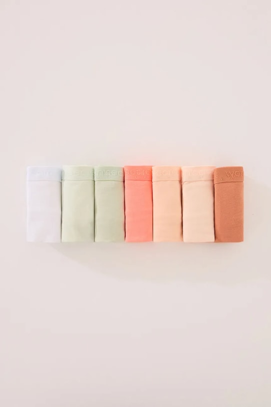 Tanga women'secret 7-pack kalhotky oranžová 4932655