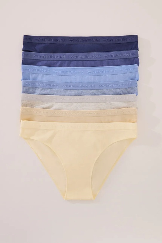 women'secret figi 7-pack 4932658 niebieski AW25