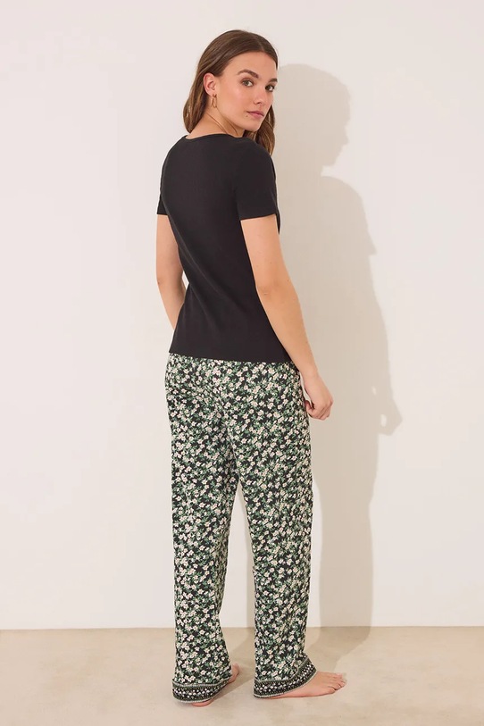 Πιτζάμα women'secret 3592390 μαύρο