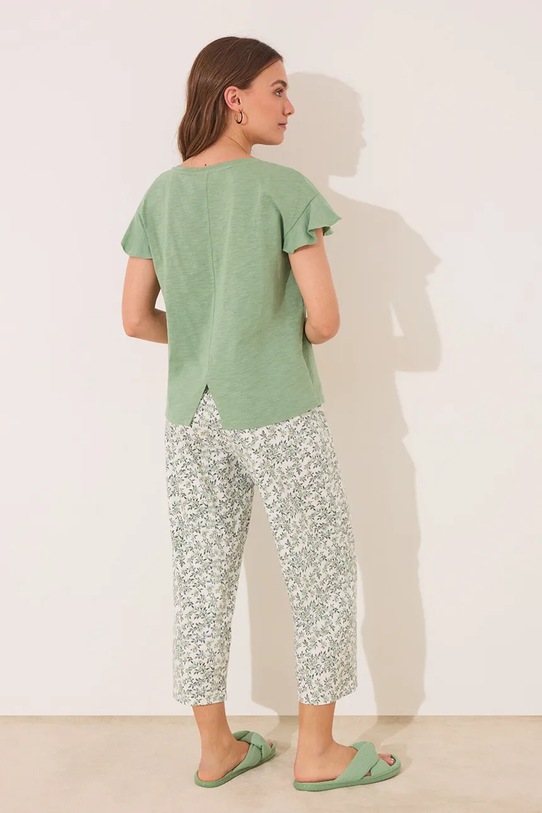 Odzież women'secret piżama 3592399 zielony