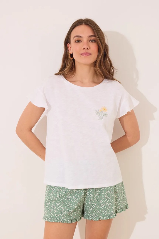 women'secret piżama wzorzyste zielony 3592413