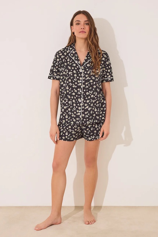 women'secret piżama czarny 3592412